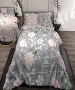 سرویس لحاف روتختی دو نفره دورویه طرحدار طرح پرگل