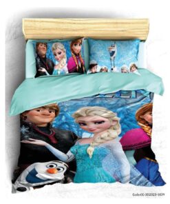 سرویس روتختی سه بعدی دخترانه مدل FROZEN