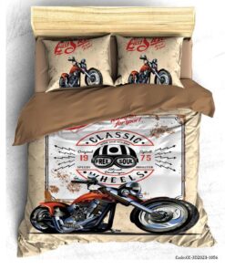 ست روتختی سه بعدی کارتنی مدل موتور