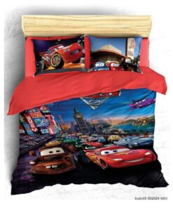 ست روتختی سه بعدی پسرانه مدل ماشین ها