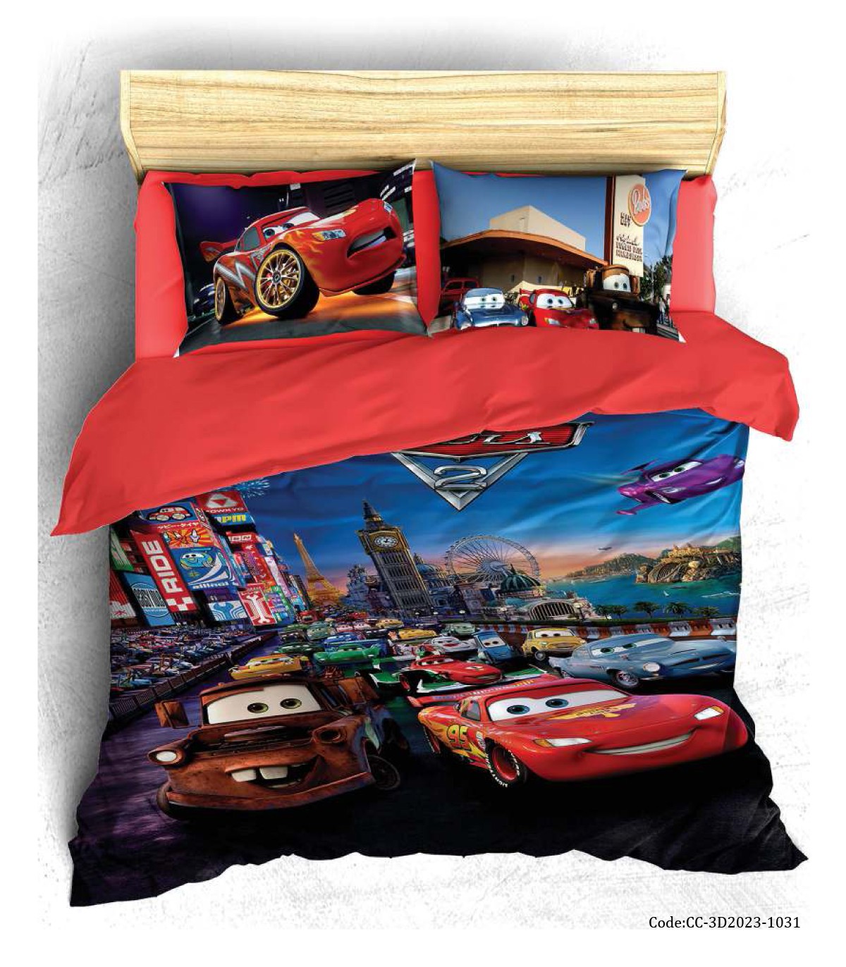 ست روتختی سه بعدی پسرانه مدل ماشین ها