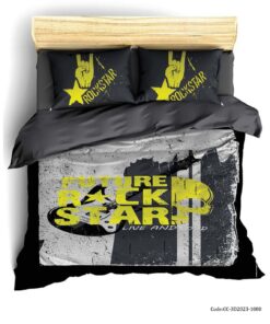 سرویس روتختی سه بعدی اسپرت پسرانه طرح ROCKSTAR