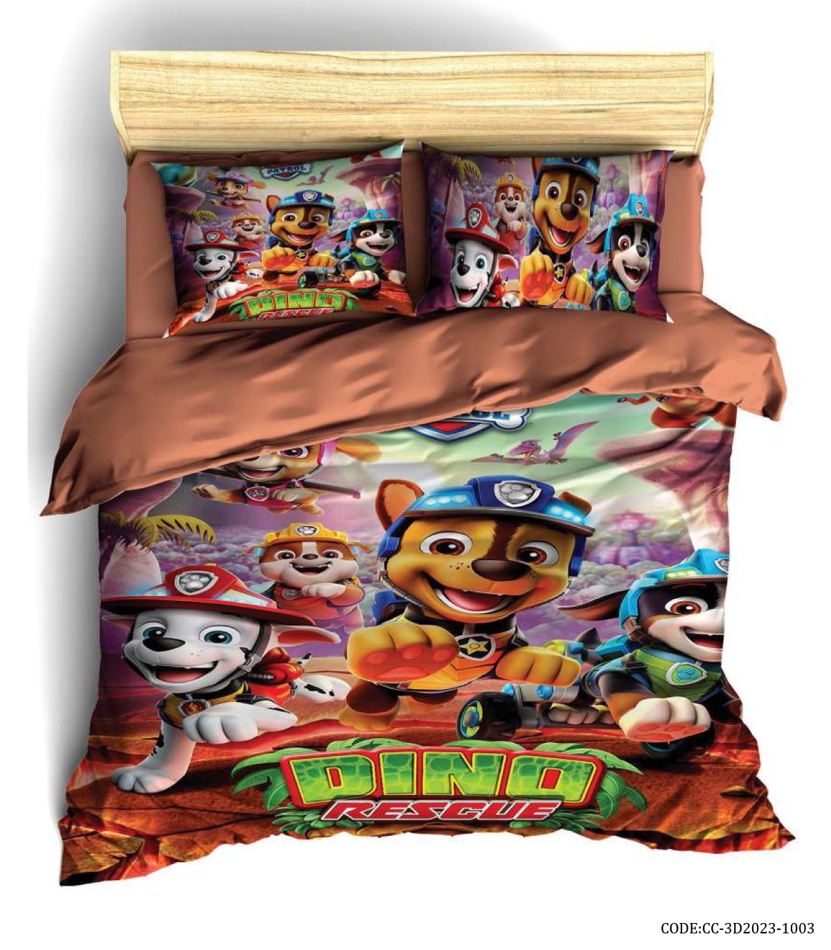 ست روتختی اتاق کودک سه بعدی مدل سگ های نگهبان