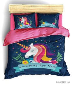 ست روتختی سه بعدی دخترانه مدل UNICORN