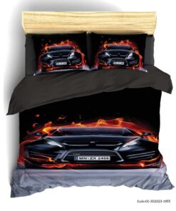 سرویس روتختی سه بعدی پسرانه مدل ماشین