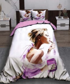 سرویس روتختی سه بعدی دخترانه طرح Lady