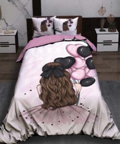 روتختی دخترانه کودکانه طرح فانتزی دختر مو فرفری