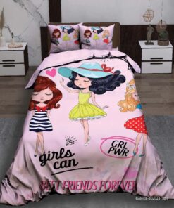 ست روتختی کودک دخترانه طرح فانتزی مدل Best Friends