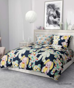 روتختی کودک دخترانه و پسرانه طرح عروسکی مدل Rabbits