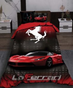 روتختی نوجوان پسرانه طرح ماشین فراری قرمز