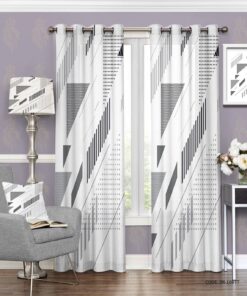 پرده پانچی اتاق خواب طرح شایان