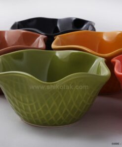 کاسه بستنی خوری سرامیکی طرح رونا