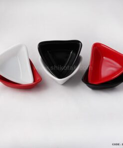 کاسه ماست خوری سرامیکی مثلثی