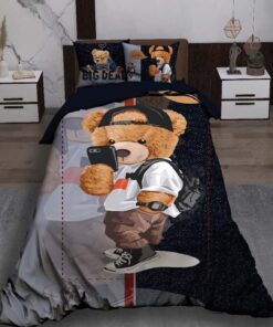 روتختی کودک پسرانه طرح انیمیشنی خرس مدل پولو جهانگرد