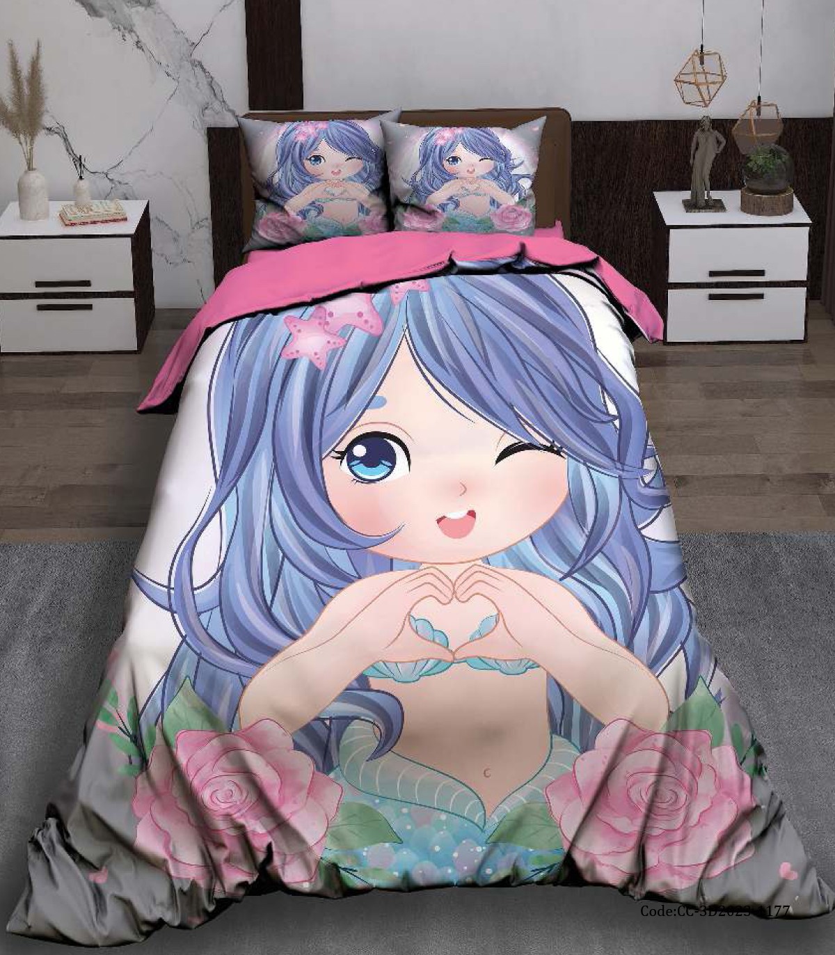 سرویس روتختی  کودک دخترانه طرح دختر مدل ممول