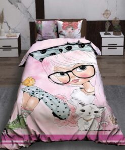 سرویس روتختی سه بعدی کودک دخترانه مدل نانسی