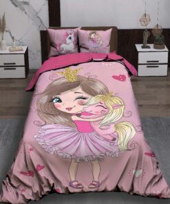 سرویس روتختی  کودک دخترانه مدل پرنسس کوچولو