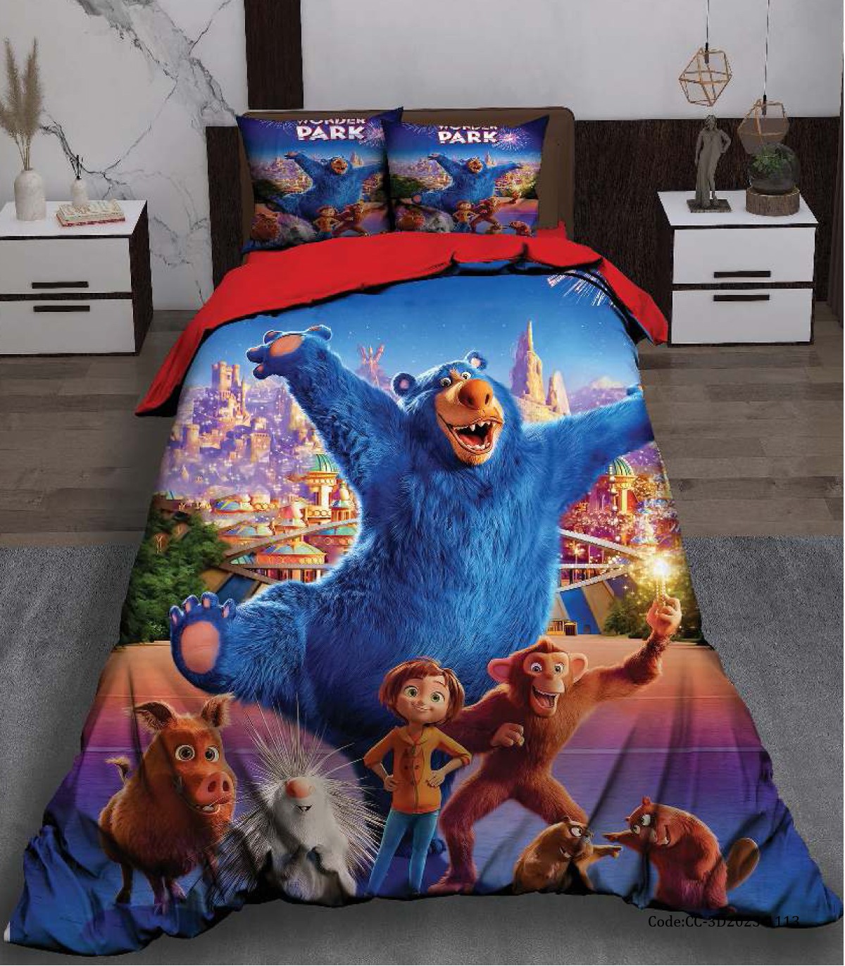 روتختی بچه گانه پسرانه طرح انیمیشن پارک شگفت انگیز Wonder Park