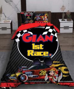 روتختی کودک پسرانه طرح ماشین مسابقه ای و میکی موس