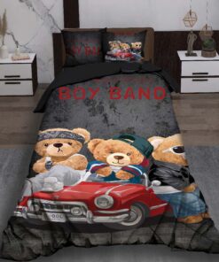 روتختی کودک پسرانه طرح خرسی مدل Boy Band