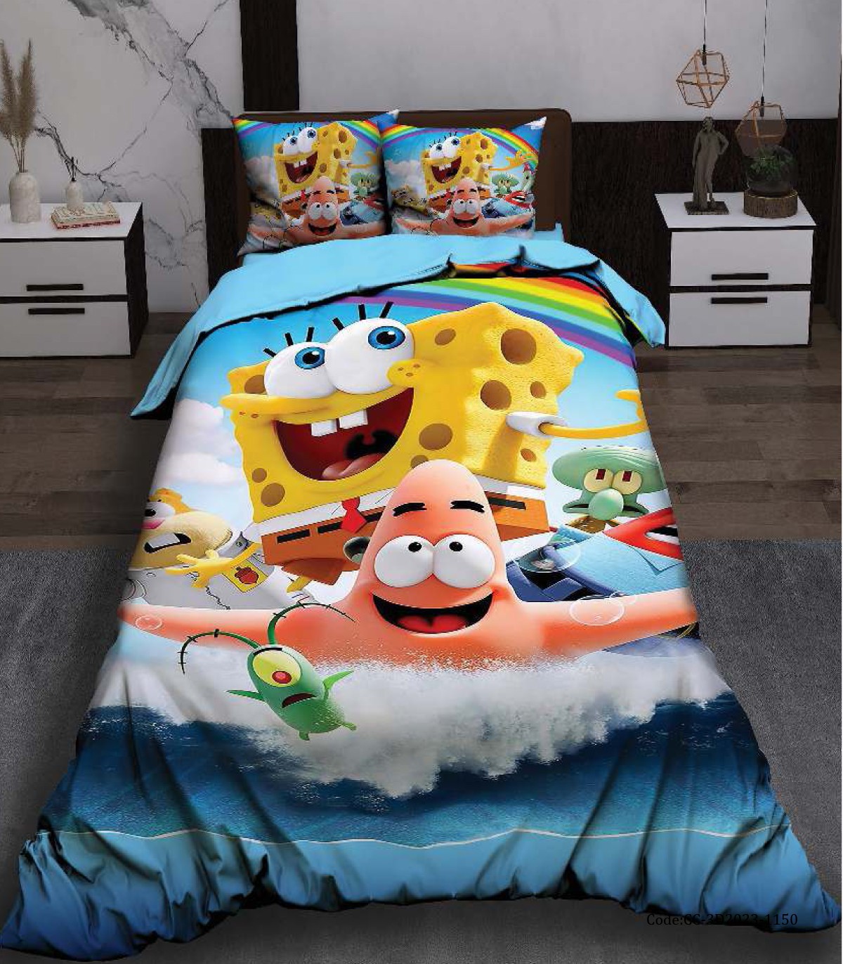 روتختی کودک پسرانه طرح باب اسفنجی و پاتریک