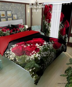 روتختی سه بعدی طرح دسته  گل رز مدل رزالین