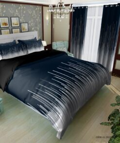 سرویس لحاف روتختی  ساده طرح میله ای مدل گراف