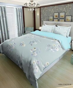 سرویس روتختی با لحاف دو خت دار دو نفره گلدار مدل افشان