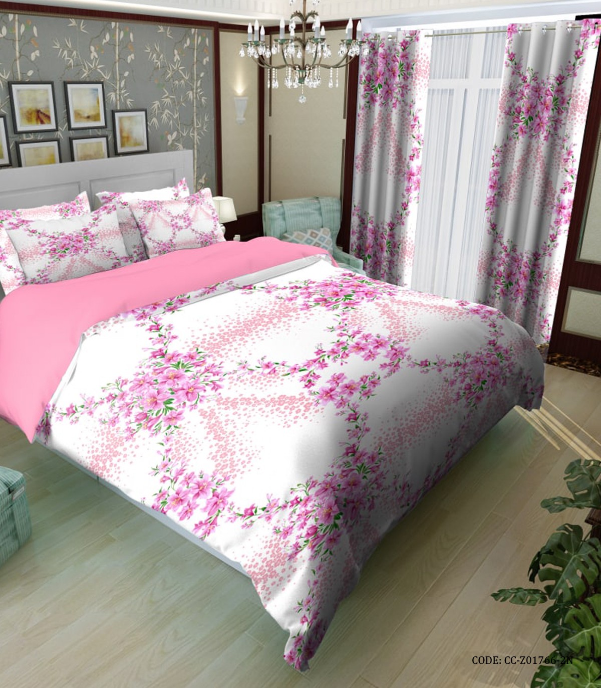 سرویس روتختی گلدار یک نفره و دونفره مدل مهشید