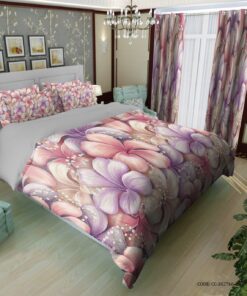 سرویس روتختی گلدار یک نفره و دو نفره مدل آرامیس