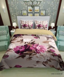 سرویس روتختی دو نفره و یک نفره طرح گلدار مدل آدرینا