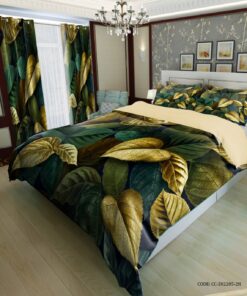 سرویس روتختی دونفره طرح برگ های تابستانی