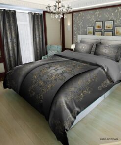 سرویس روتختی شیک دونفره طوسی طلایی مدل بهشید