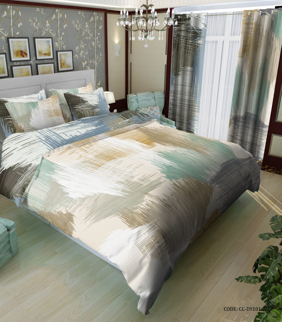 سرویس لحاف روتختی ساده دورو طرحدار مدل ارتاش