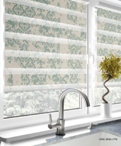 پرده زبرا آشپزخانه طرح اسلیمی