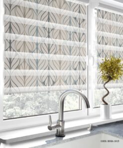 پرده زبرا آشپزخانه طرح ساده مدل هانا