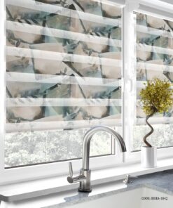 پرده زبرا آشپزخانه طرح جوانه