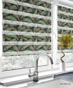 پرده زبرا آشپزخانه طرح طبیعت