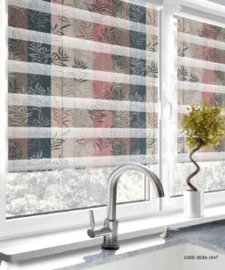 پرده زبرا آشپزخانه طرح راه راه شایسته