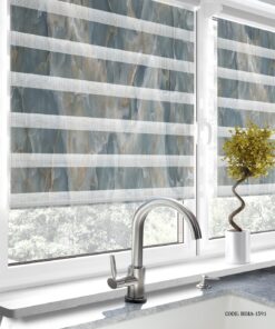 پرده زبرا آشپزخانه طرح کوهستان