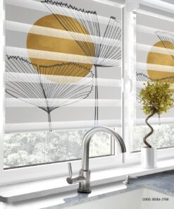 پرده زبرا آشپزخانه طرح طلوع