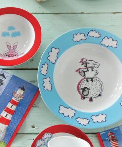 سرویس غذا خوری کودک زرین پسرانه طرح بره ناقلا