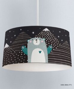 لوستر اتاق کودک پسرانه طرح خرس قطبی