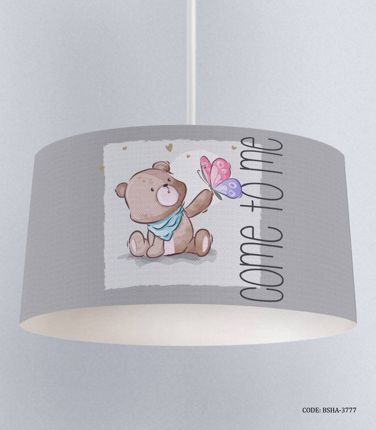 لوستر اتاق کودک پسرانه طرح خرس مدل Come to me