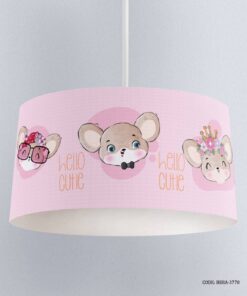 لوستر کودک دخترانه طرح خرگوش مدل U Love Me