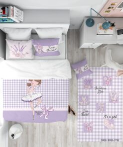 روتختی یاسی کودک دخترانه طرح بالرین مدل Ballerina Style