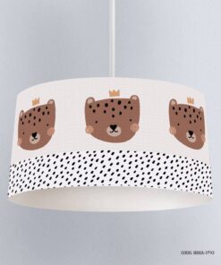 لوستر اتاق پسرانه طرح خرس قهوه ای  مدل Space Adventure