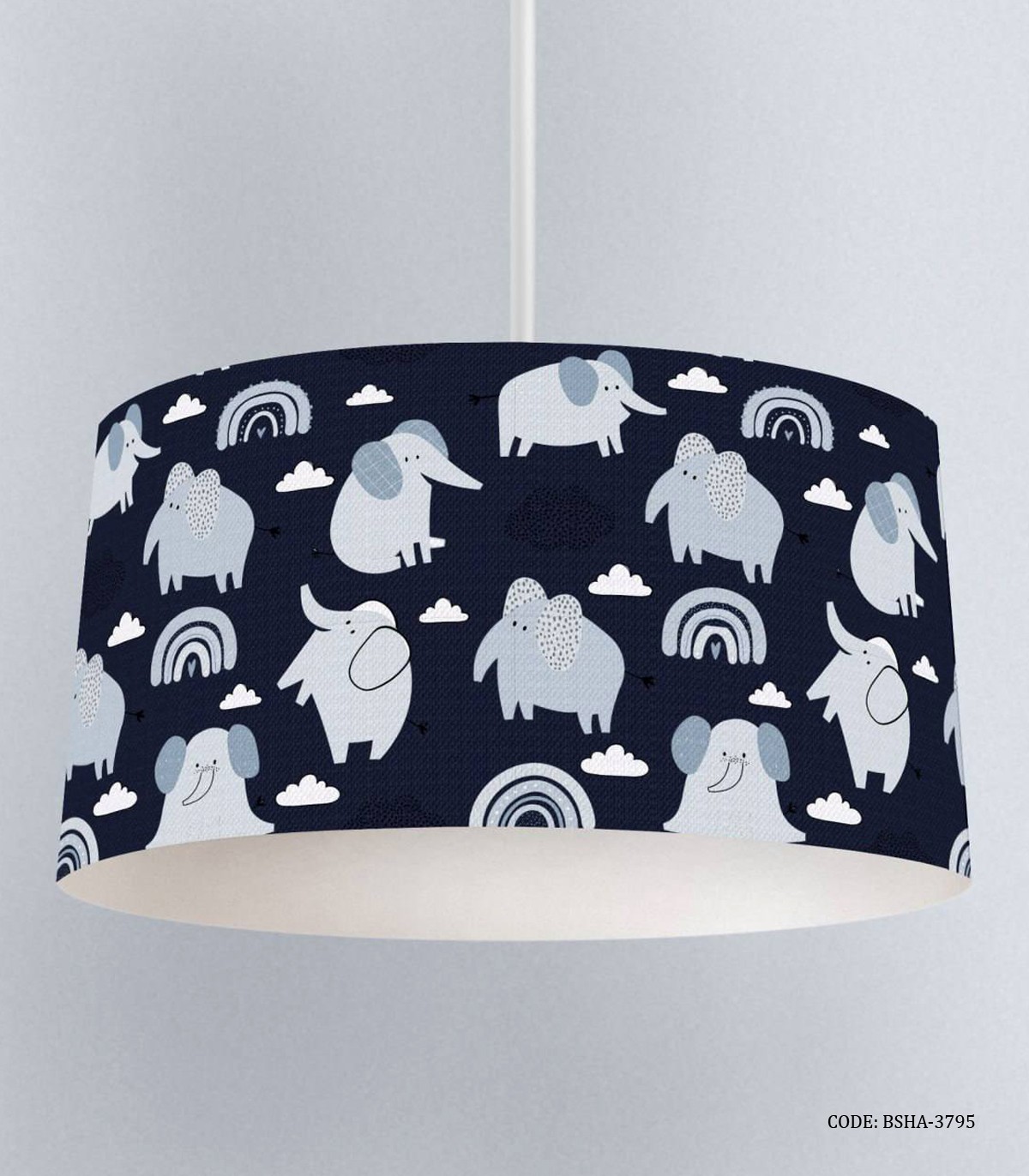 لوستر اتاق کودک طرح فیل مدل A lonely Elephant