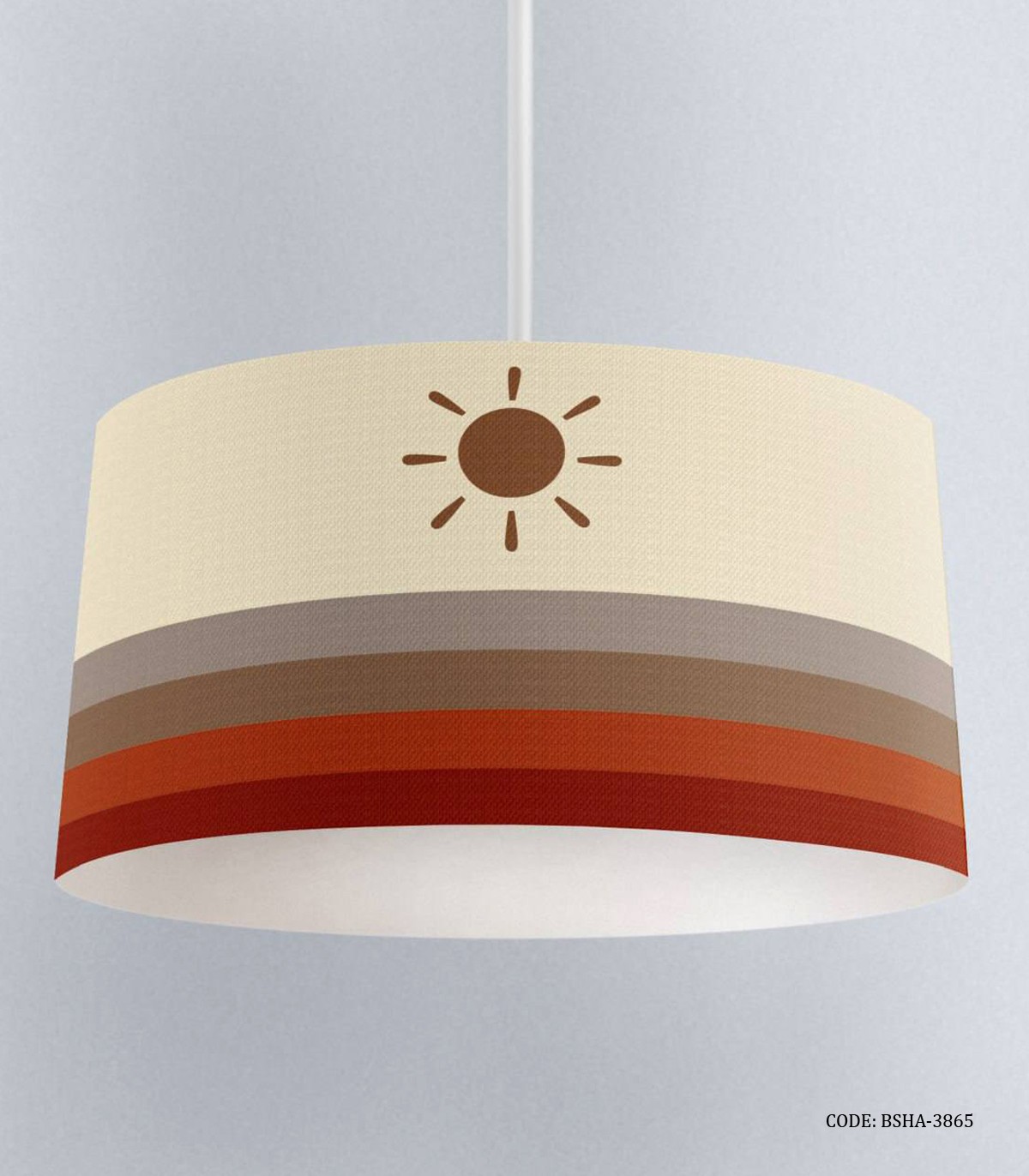 لوستر اتاق دخترانه طرح رنگین کمانی  مدل Sun