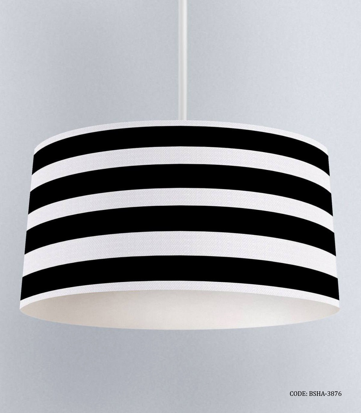 لوستر اتاق نوجوان سفید مشکی طرح لبخند مدل Smile